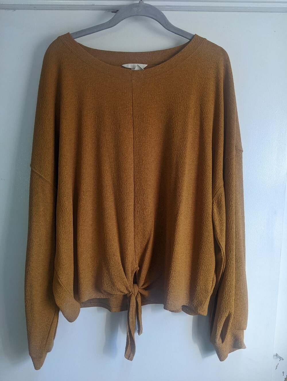 Blouse With Tie Front